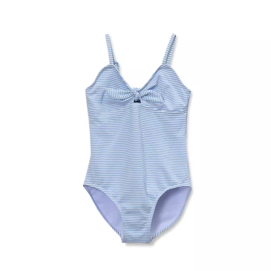 Girls Chlorine Resistant Cutout One Piece Swimsuit - primary