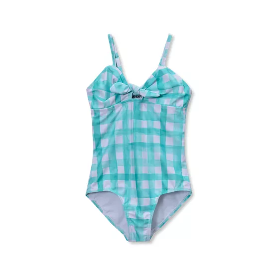 Girls Chlorine Resistant Cutout One Piece Swimsuit - primary