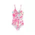 Girls Chlorine Resistant Cutout One Piece Swimsuit, alternative image