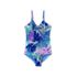 Girls Chlorine Resistant Cutout One Piece Swimsuit, alternative image