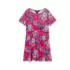 Girls Short Sleeve Mesh Cover Up, alternative image