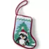 Mini Needlepoint Christmas Stocking, Front