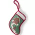 Mini Needlepoint Christmas Stocking, Front