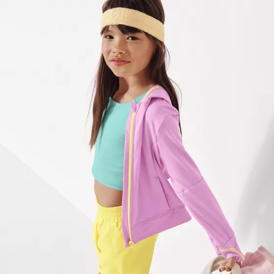 Girls Active Crop Tank - primary
