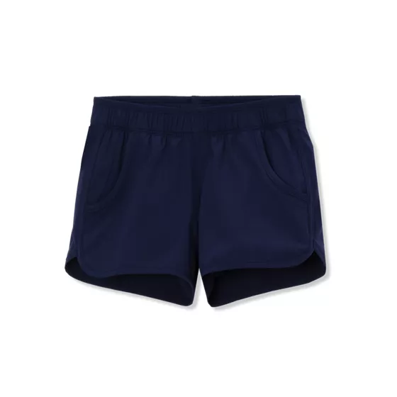 Girls Chlorine Resistant Stretch Woven Swimsuit Shorts - primary