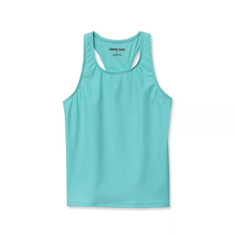 Girls Racer Back Tankini Swim Top, alternative image