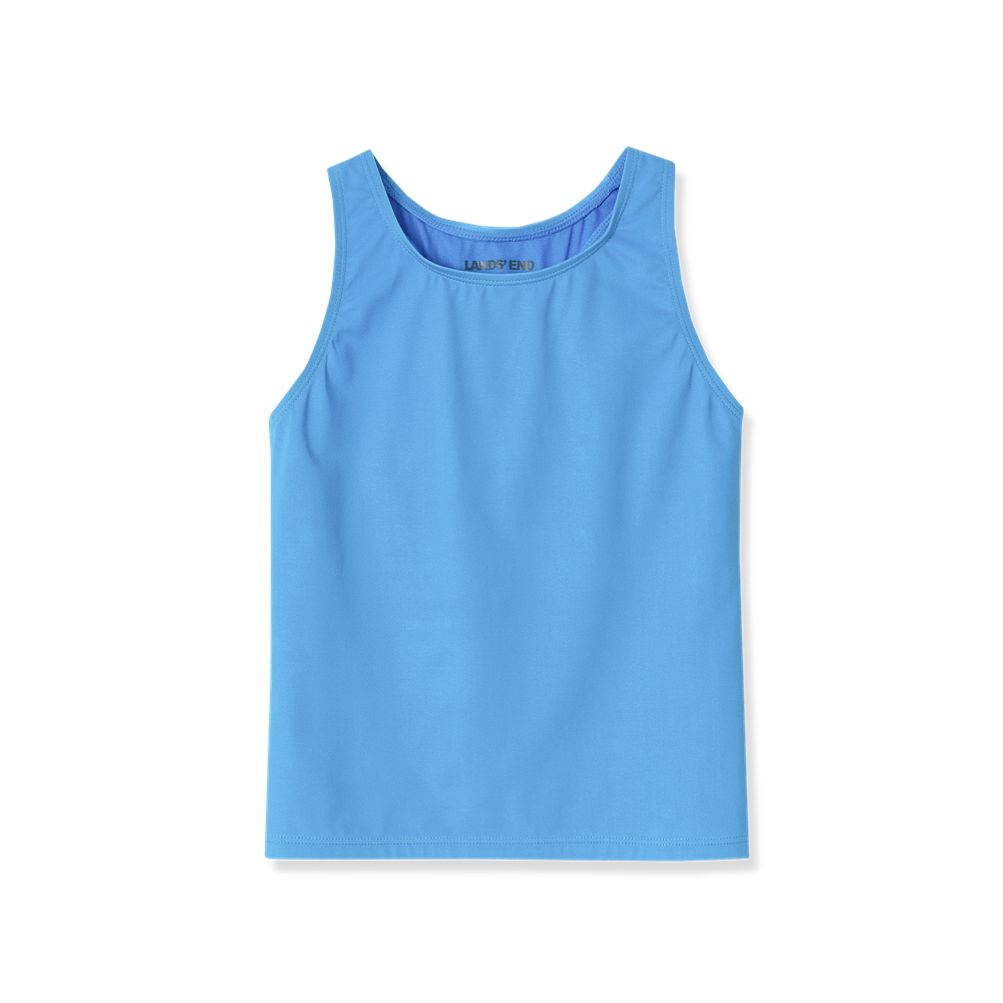 Girls Chlorine Resistant Racer Back Tankini Swim Top | Lands
