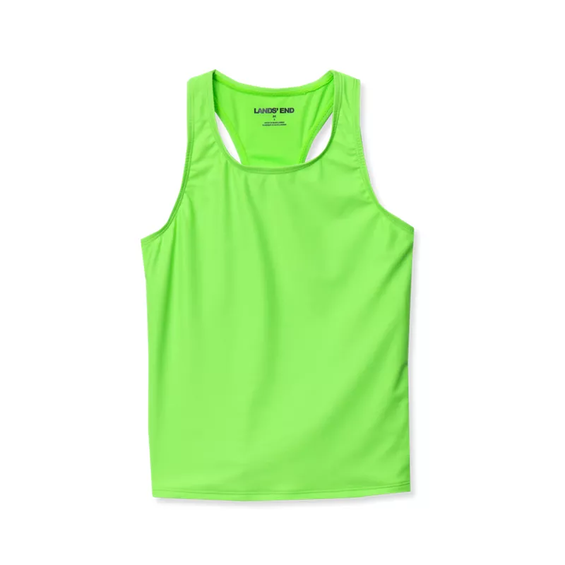 Girls Slim Racer Back Tankini Swim Top, alternative image