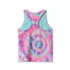 Girls Chlorine Resistant Racer Back Tankini Swim Top, alternative image