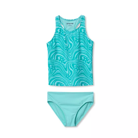 Girls Chlorine Resistant Tankini Swim Set - primary