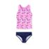Girls Chlorine Resistant Tankini Swim Set, alternative image
