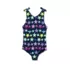 Girls Chlorine Resistant Tie Shoulder One Piece Swimsuit, alternative image