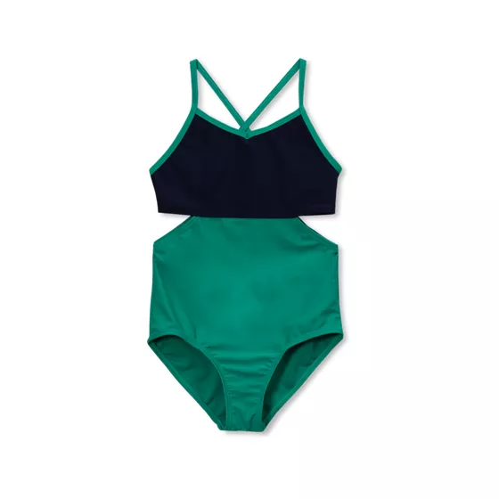 Girls X-Back One Piece Swimsuit - primary