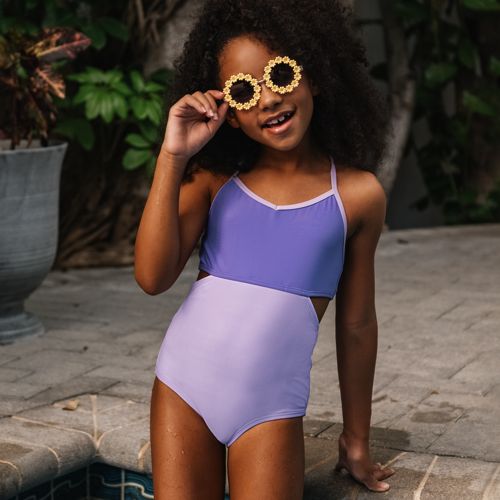 新品★CLANE FLARE DESIGN SEPARATE SWIMWEAR Capri Plunging Lace Back One Piece – Sauvage Swimwear