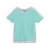 Girls Short Sleeve Active Curved Hem Tee, alternative image