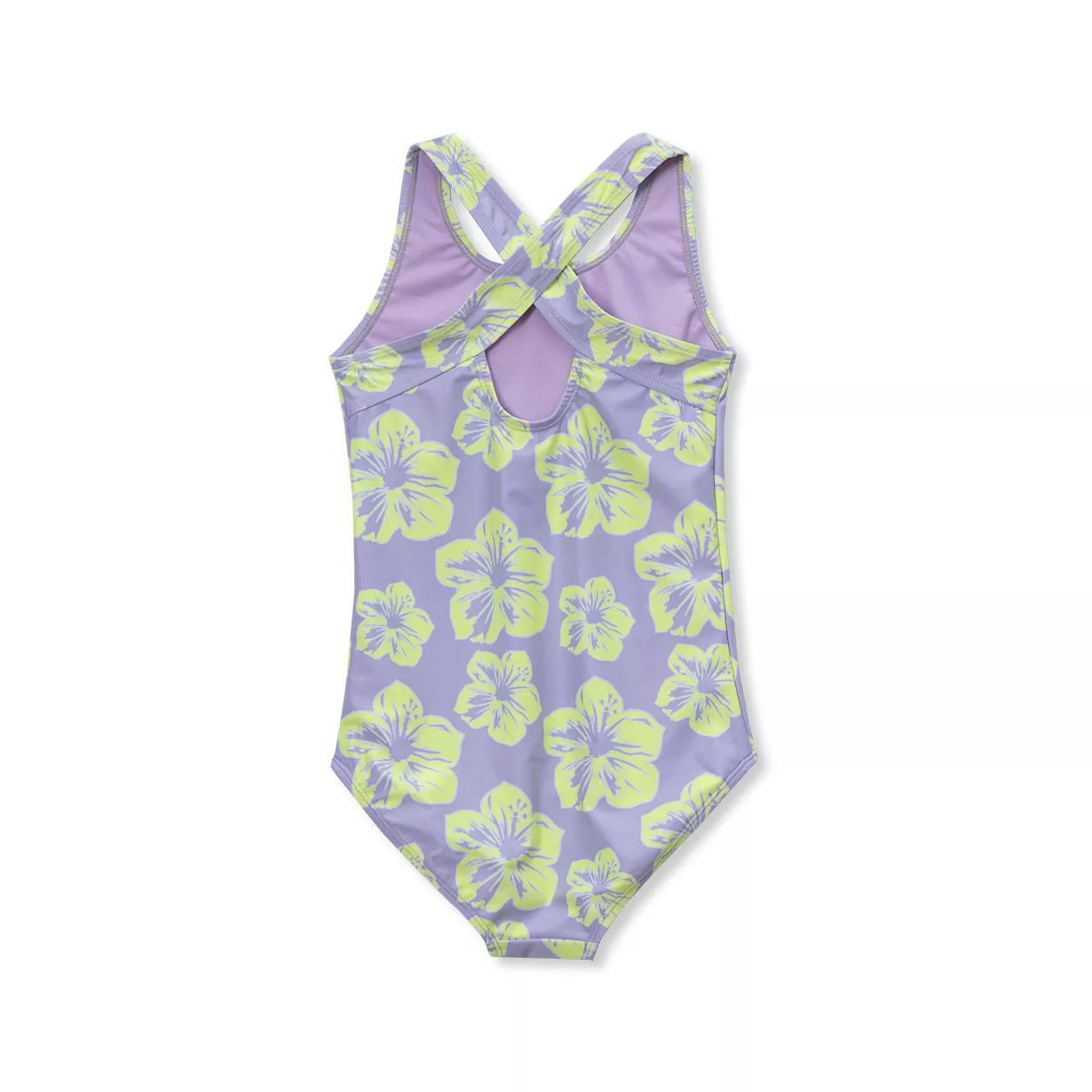 Girls Chlorine Resistant One Piece Swimsuit