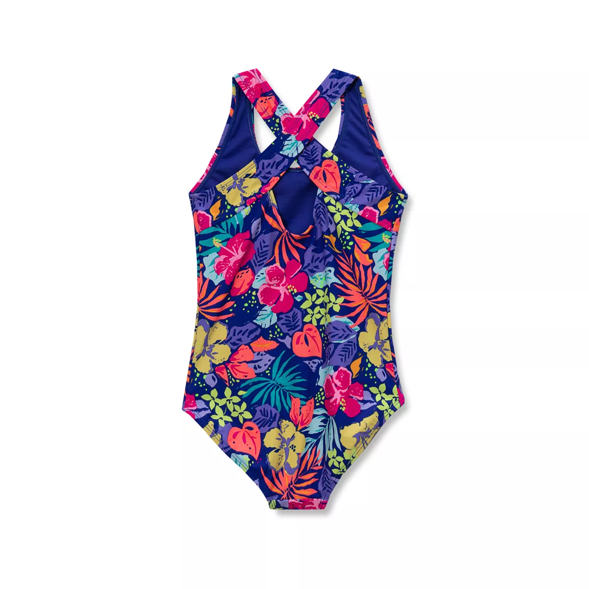 Girls Chlorine Resistant One Piece Swimsuit