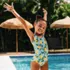 Girls Chlorine Resistant One Piece Swimsuit, alternative image