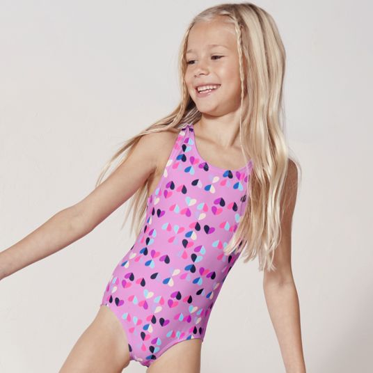 Girls Two Piece Swimsuit Girls' 4-Piece Tankini Swim Set With