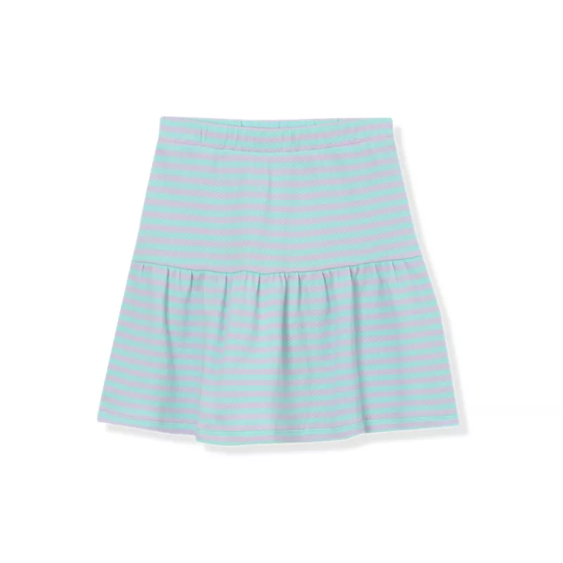 Girls Pique Knit Skirt, alternative image