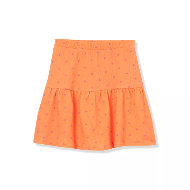 Girls Pique Knit Skirt, alternative image