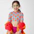 Girls Long Sleeve Top Bikini Set Swimsuit, alternative image