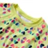 Girls Chlorine Resistant Short Sleeve Crew Neck Swim Rash Guard, alternative image