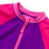 Girls Chlorine Resistant Long Sleeve Zip Front Rash Guard, alternative image