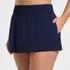 Women's Plus Size Tulip Hem Swim Skort, Front
