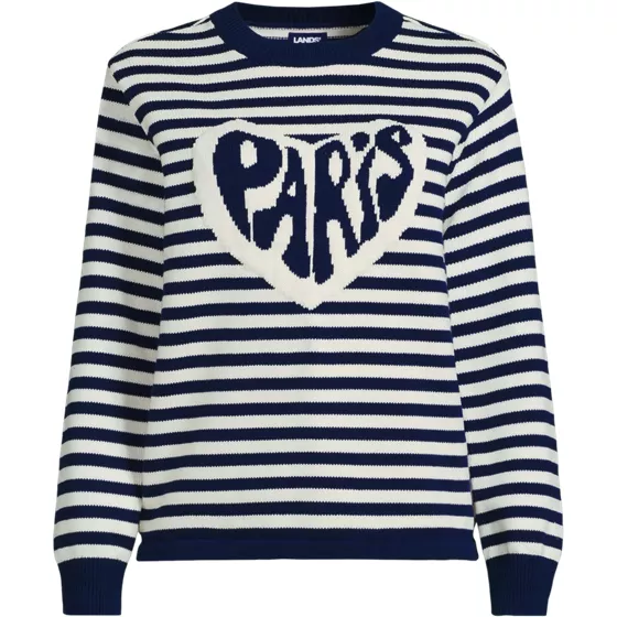 Women's Drifter Jacquard Crew Neck Sweater - primary