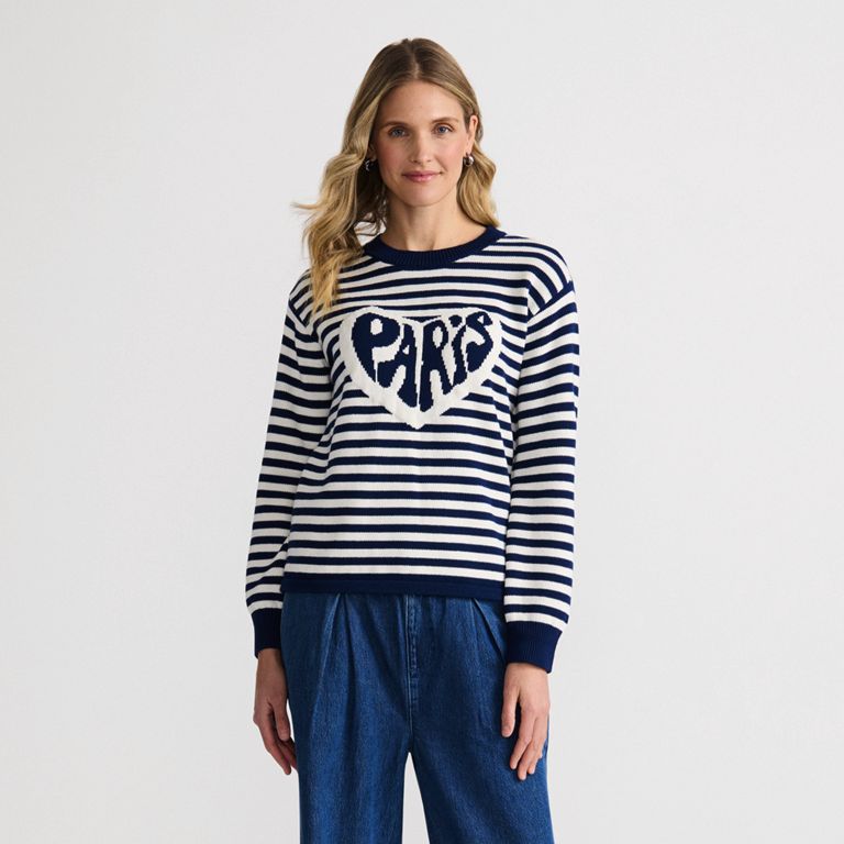 Women's Drifter Jacquard Crew Neck Sweater