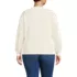 Women's Plus Size Drifter Jacquard Crew Neck Sweater, Back