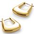 Water-Resistant Geo Hoop Earrings, alternative image