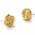 Water-Resistant Knot Stud Earrings, Front
