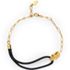 Mixed Cord Metal Link Bracelet, Front
