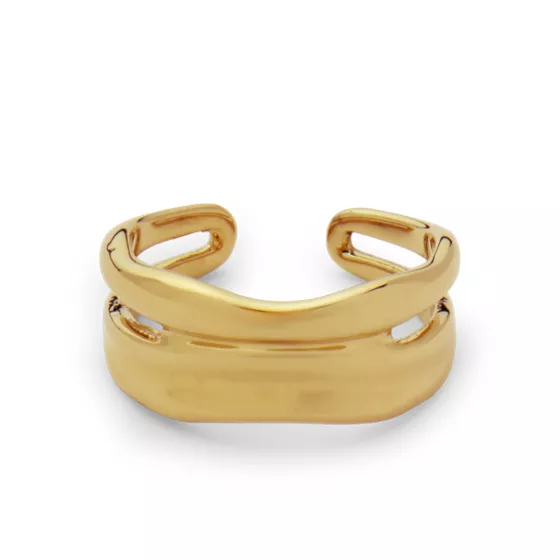 Water-Resistant Adjustable Illusion Stack Ring - primary