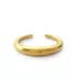 Water-Resistant Adjustable Metal Ring, Front