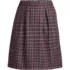 Women's Top of Knee Plaid Skort, Front