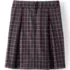 Girls Top of Knee Plaid Skort, Back