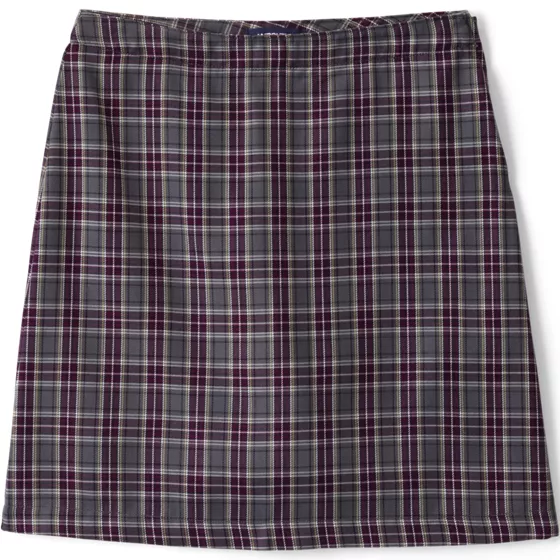 Girl's Top of Knee Plaid Skort - primary