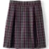Girls Top of Knee Plaid Skort, Front