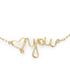 Water-Resistant Love You Necklace, alternative image