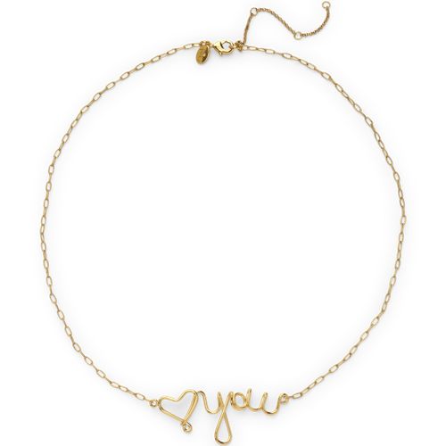 Water-Resistant Love You Necklace - Lands End - Yellow 42$
