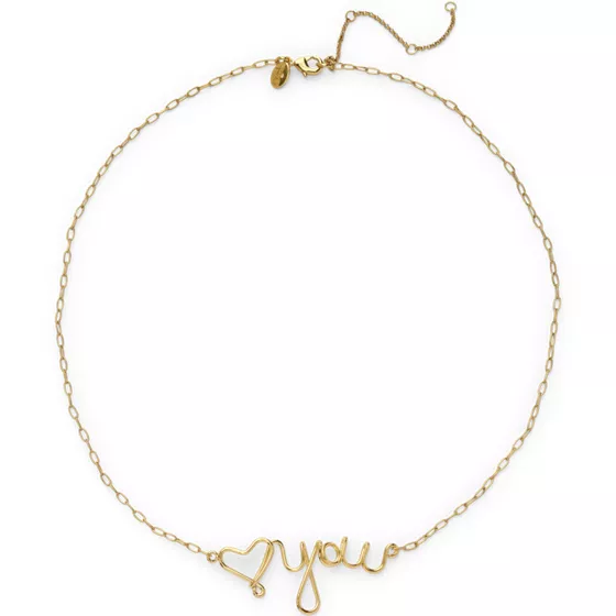 Water-Resistant Love You Necklace - primary