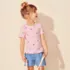Girls Short Sleeve Ribbed Knit Tee, alternative image