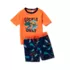 Toddlers Chlorine Resistant Short Sleeve Rashguard Swim Set, alternative image
