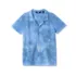 Boys Terry Knit Button Down Shirt, alternative image