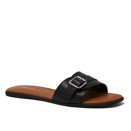 サンダル・ミュール Leathery X Oh Jung-gyu Toroop Modern Sandal Slide Men's Auna Sandal XAUNM901 Earth Brown
