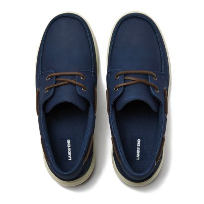 Men's Comfort Leather Slip On Boat Shoes - image 1