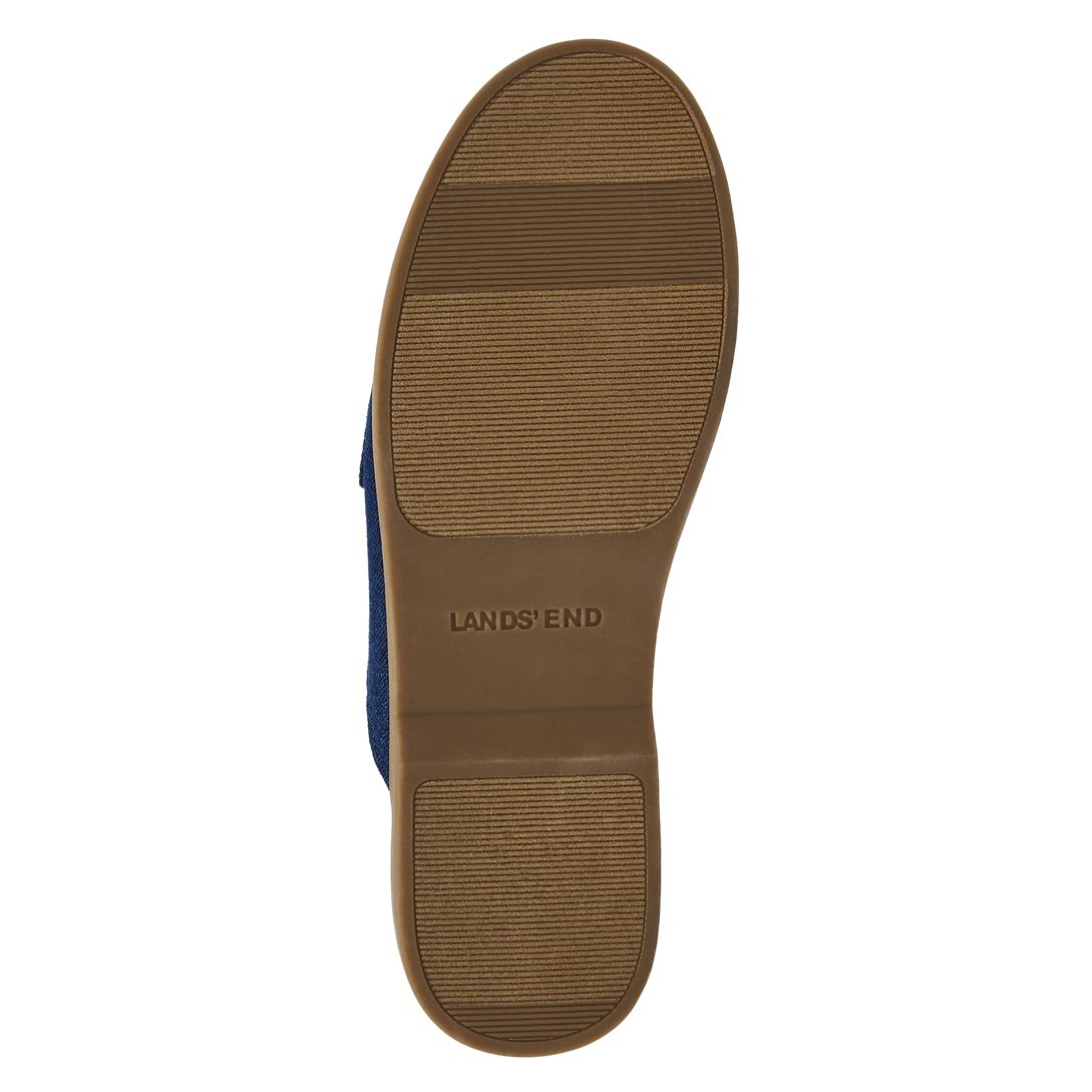 Women's Comfort Slip On Denim Penny Loafer Mules